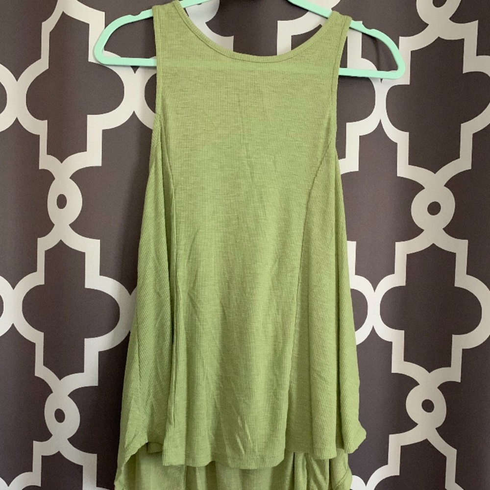 Long Tank Top with Pretty Back Detailing
